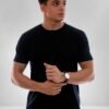Remera Cuello O Negra