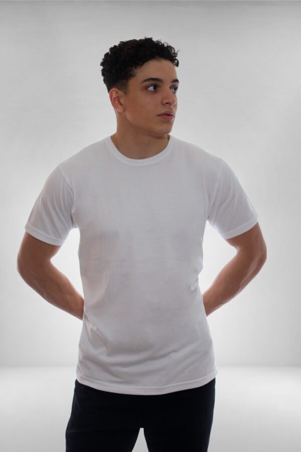 Remera Cuello O Blanca